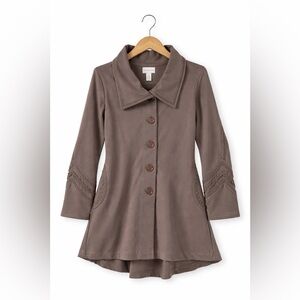 Soft Surroundings Tallulah Embroidered Jacket XZ